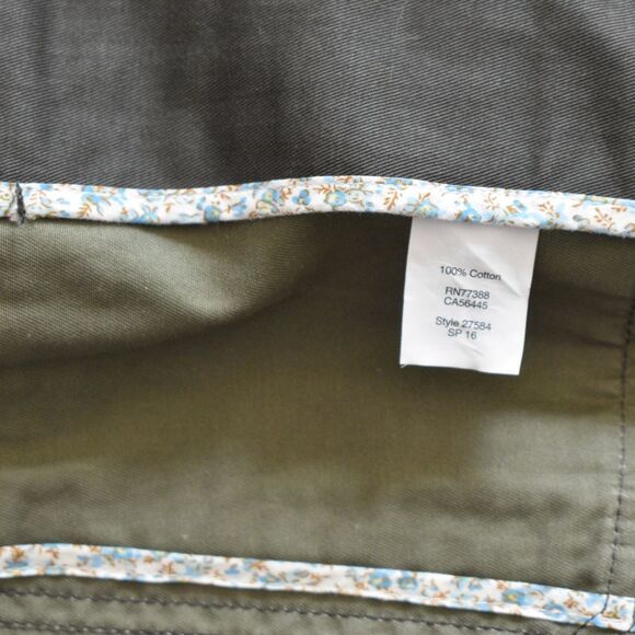 J.CREW Women's Olive Green Utility / Field Jacket Size XS - Picture 8 of 11